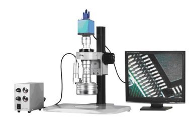 中国 3D 作り付けの調節可能な LED リングが付いている強力なモーターを備えられたビデオ ズームレンズの顕微鏡 サプライヤー